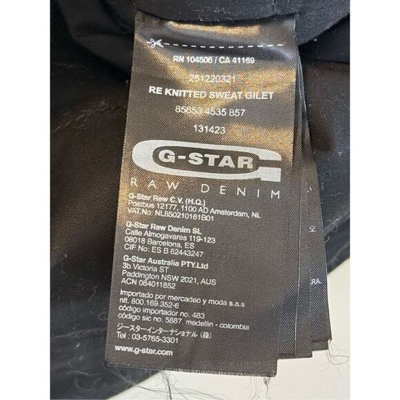 Raw Essentials G-Star Raw Women’s Rolled Knitted Collar Gilet Puffer Vest Small - Picture 8 of 13